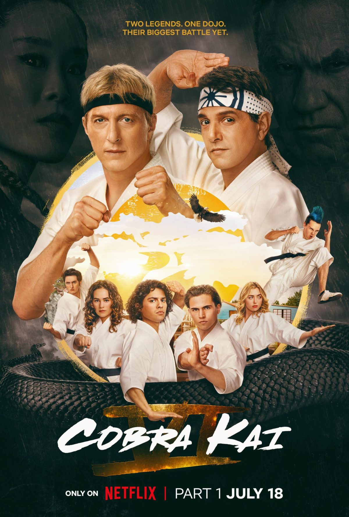 Cobra Kai Season 6 Part 1 Key Art